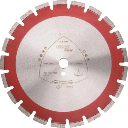 Алмазный диск KLINGSPOR 500X3,7X25,4/30W/11/S/DT/SPECIAL/DT902B