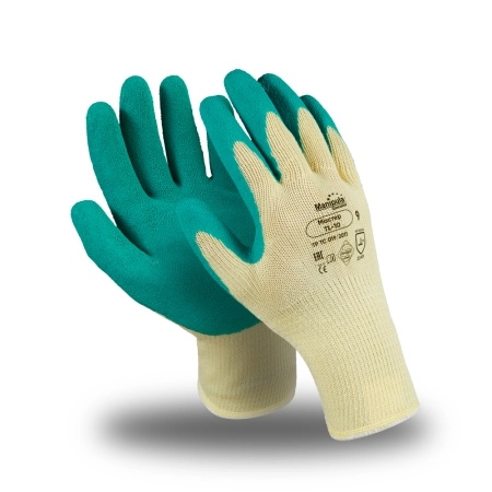 фото перчатки manipula specialist® мастер (хлопок/полиэфир+латекс), tl-10/mg-142